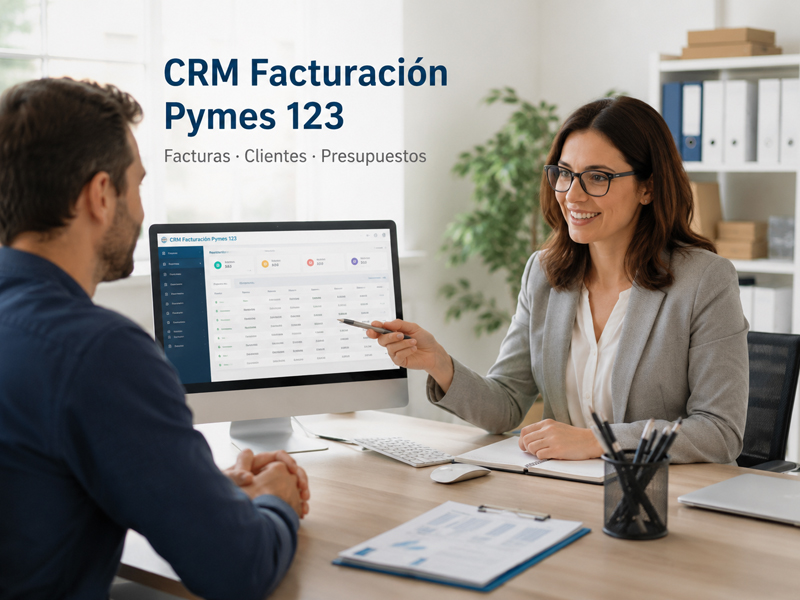 Imagen de CRM Facturación Pymes 123