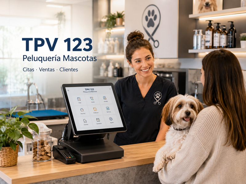 Imagen de TPV 123 Peluquería Mascotas