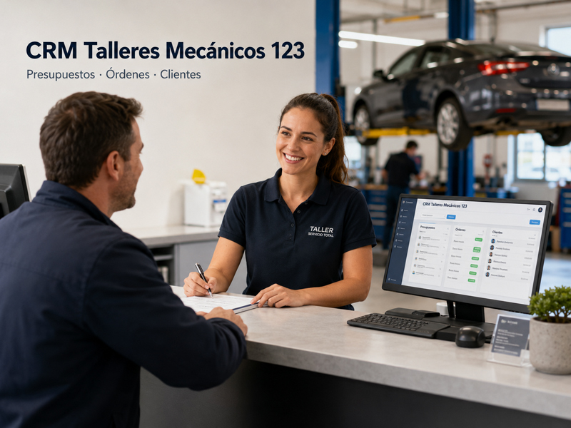 Imagen de CRM Talleres Mecánicos 123